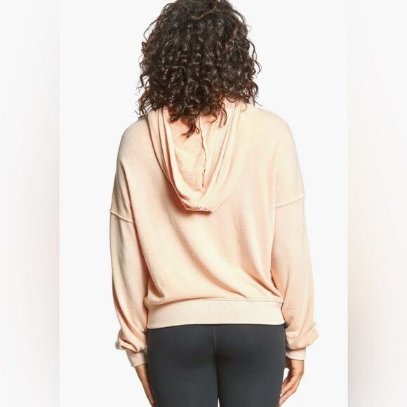 FP Movement By Free People Light Pink Believer Pullover Hoodie Sweatshirt - Picture 2 of 9